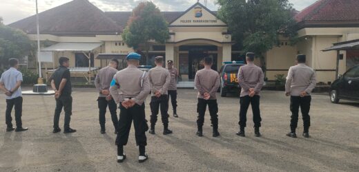 Kanit Binmas Polsek Rangkasbitung Polres Lebak Apel Pagi