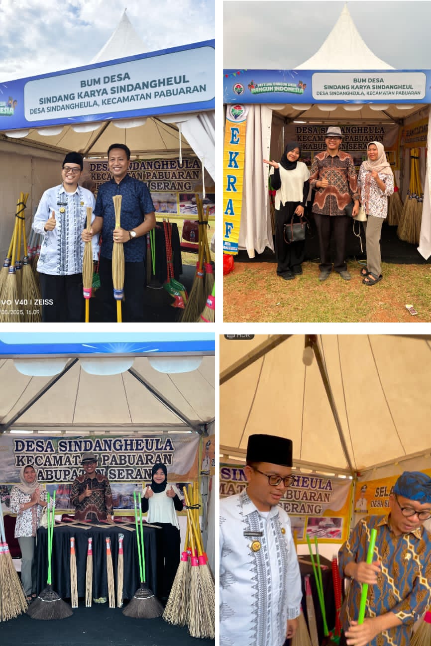 Desa Sindangheula Tampilkan Sapu Lidi Dalam Festival Nasional “Bangun Desa, Bangun Indonesia” 2025