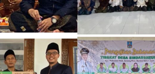 Pemerintah Desa Sindangheula Gelar Pengajian Rutin Bulanan dan santunan di Masjid Al-Hidayah Kp. Kepuh