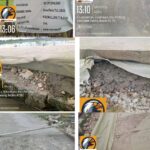 Pekerjaan Cor Manual Jalan DiDesa Sukanegara Diduga Tidak Sesuai Spesifikasi Dan DiBorongkan