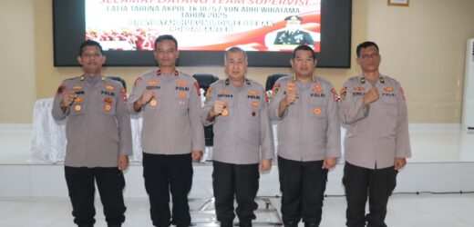 Wakapolres Lebak Sambut Tim Supervisi Latja Taruna Akpol TK III/57 Batalyon Adhi Wiratama Lemdiklat Polri