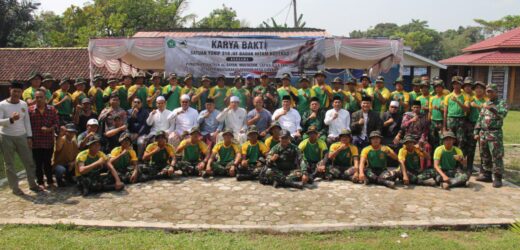 KARYA BAKTI SEBAGAI WUJUD KEPEDULIAN PRAJURIT YONIF 318/ADHIRAJASA YUDHA