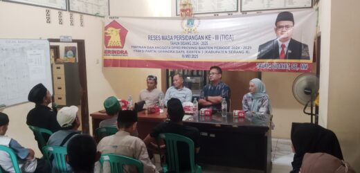 Anggota Dewan Geri dra Provinsi Banten Gelar Reses Serap Aspirasi Masyarakat Desa Curug Sulanjana Kabupaten Serang