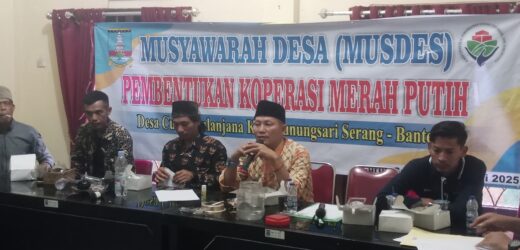 Pembentukan ketua Koperasi merah Putih Dan ketua Bumdes Penyemangat masyarakat