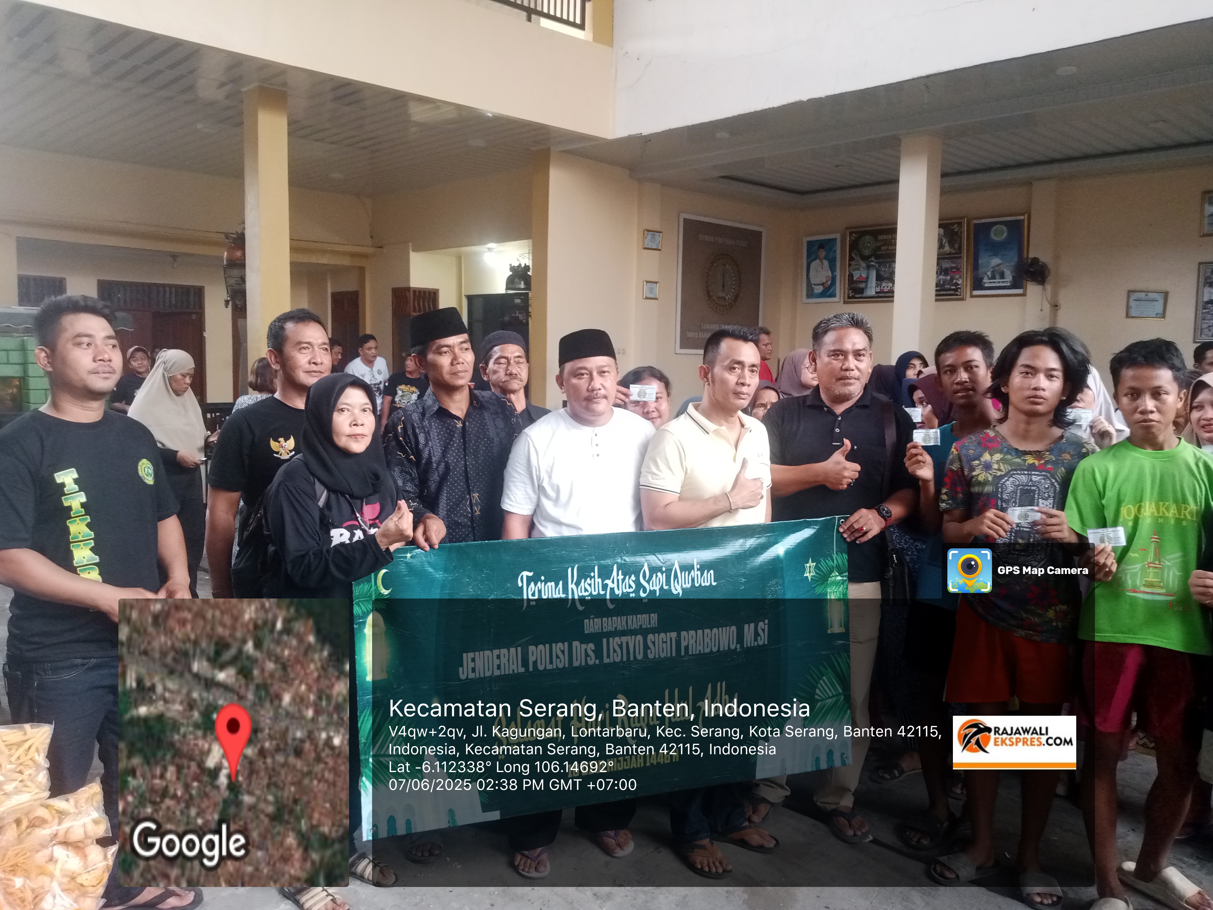 Idul Adha Penuh Keberkahan Di Sekretariat DPP TTKKBI(Tjimande Tari Kolot Karuhun Banten)Bagika Daging Kurban Ke.550 warga