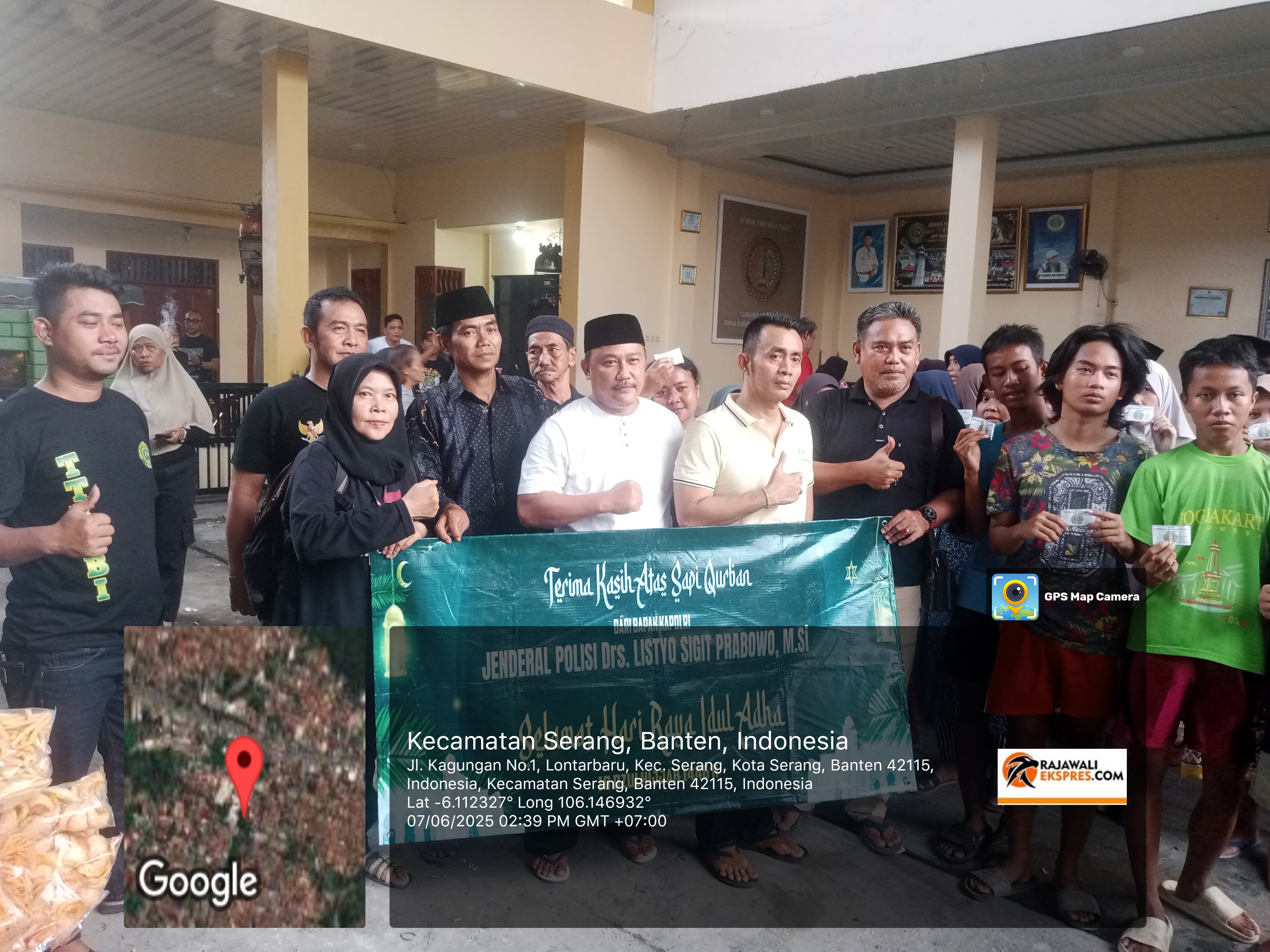 Idul Adha Penuh Keberkahan Di Sekretariat DPP TTKKBI(Tjimande Tari Kolot Karuhun Banten)Bagika Daging Kurban Ke.550 warga