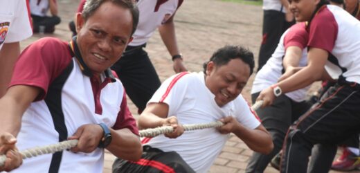 Polres Lebak Gelar Perlombaan di Lapangan Mapolres Lebak Sambut HUT Bhayangkara ke-79