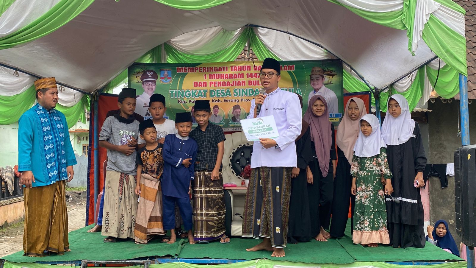 Pengajian Bulanan Desa Sindangheula Sekaligus Memperingati Muharam 1447 H di Jalupang Kulon