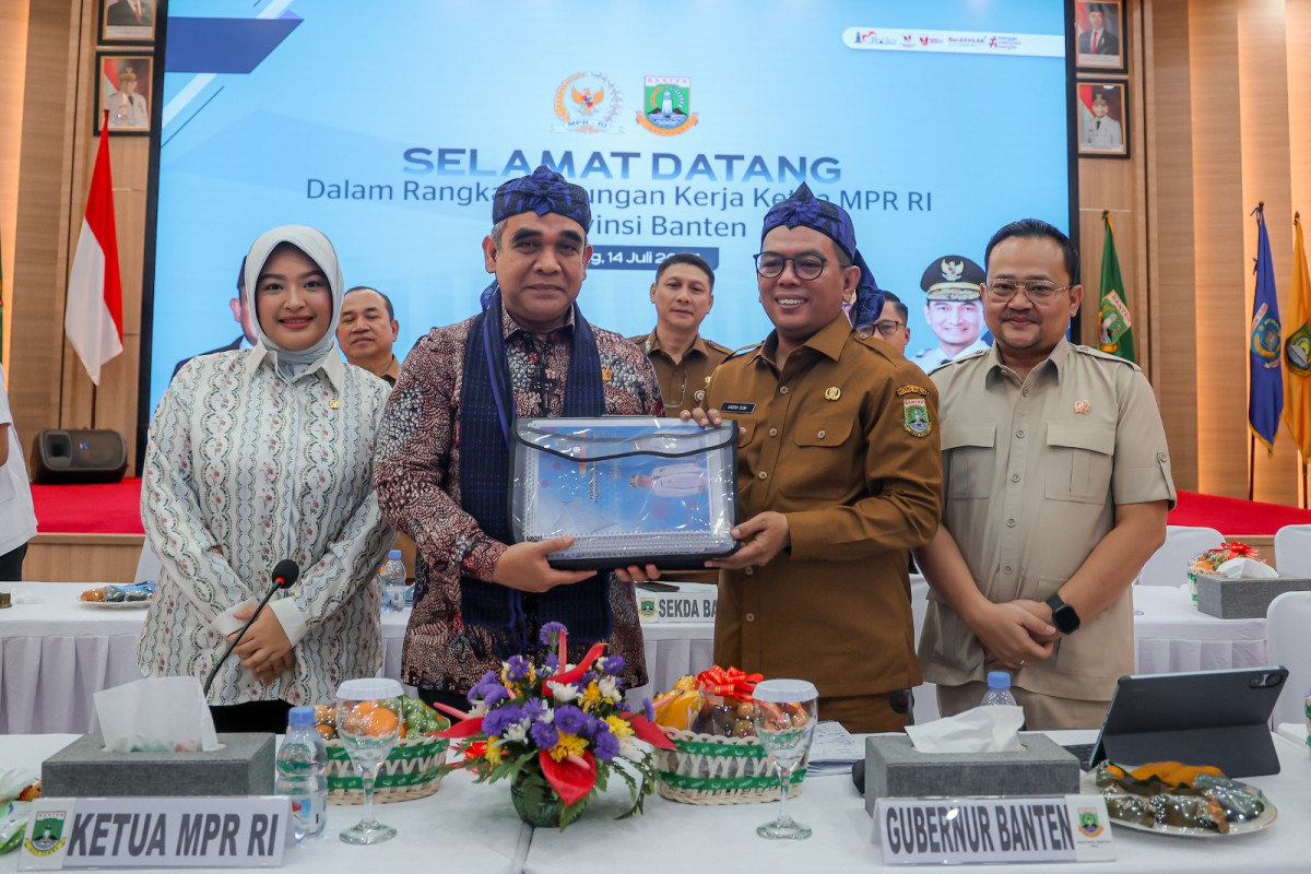 Terima Kunker Ketua MPR RI, Gubernur Banten Andra Soni Paparkan Program Prioritas dan Tantangan Provinsi Banten