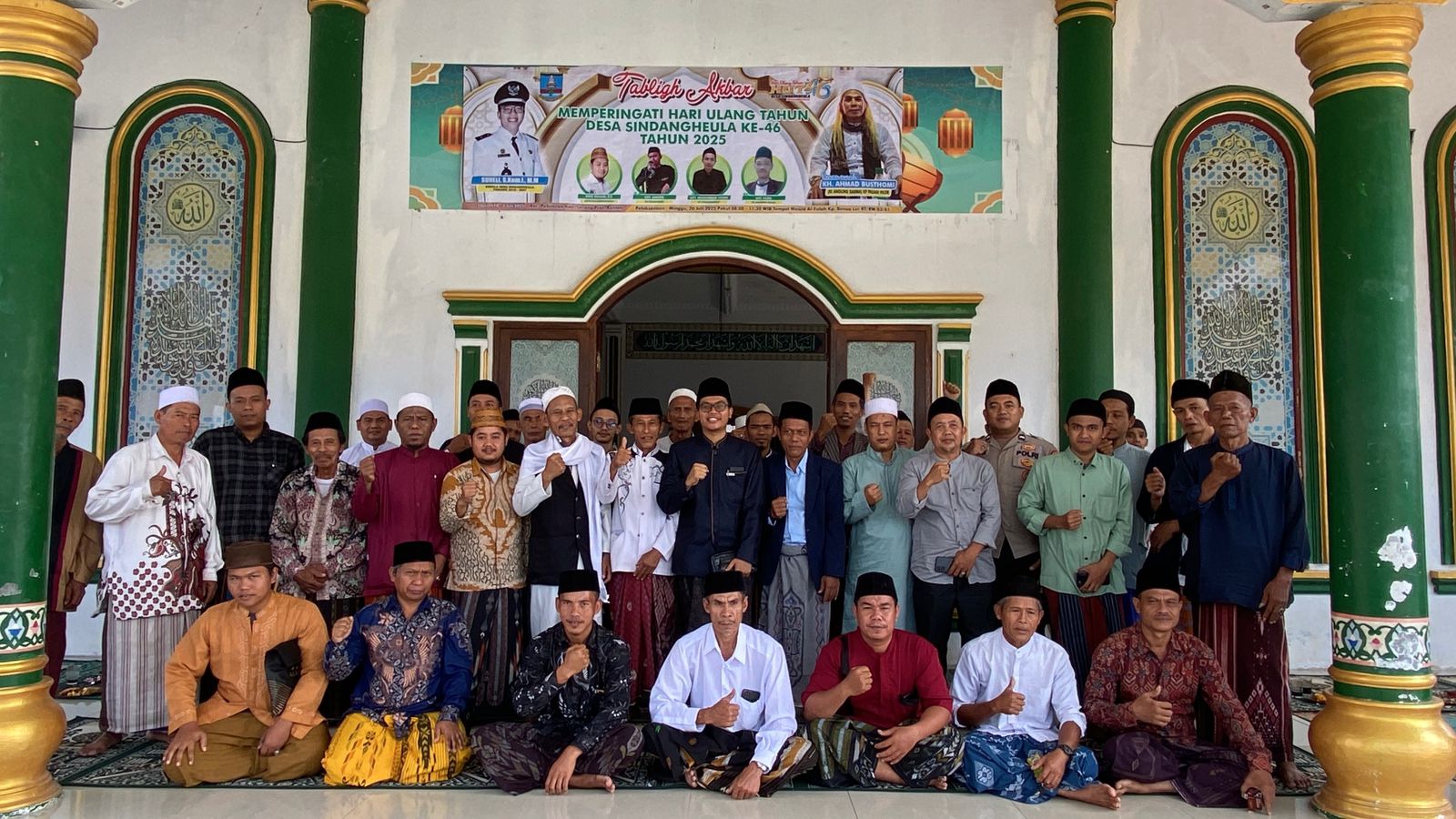 Semarak HUT Ke-46 Desa Sindangheula Diawali Dengan Tabligh Akbar di Kp. Benoa Lor