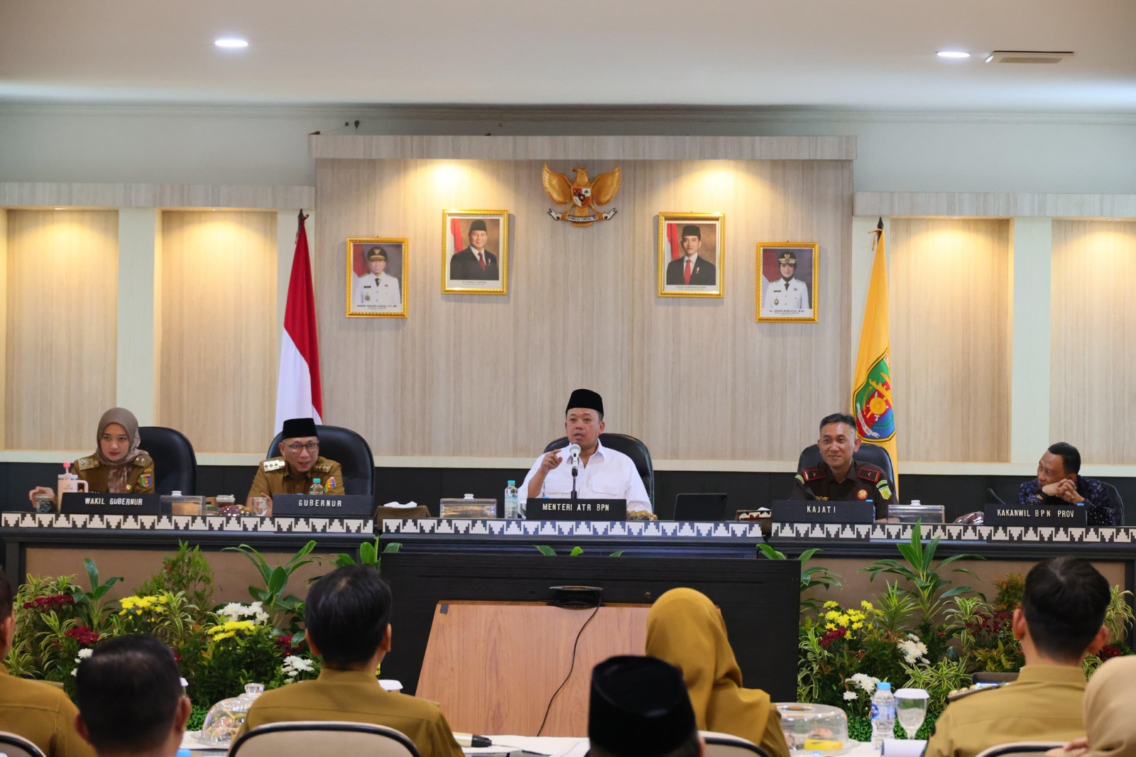 Dalam Rakor Bersama Kepala Daerah se-Lampung, Menteri Nusron Dorong Pemda Bebaskan BPHTB bagi Warga Kurang Mampu