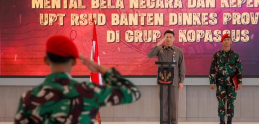 Sekda Provinsi Banten Deden Apriandhi H Buka Pembinaan Mental, Bela Negara dan Kepemimpinan Pegawai RSUD Banten