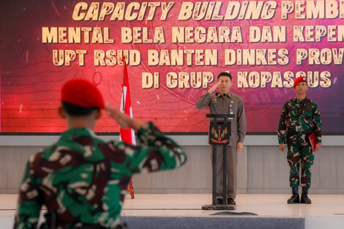 Sekda Provinsi Banten Deden Apriandhi H Buka Pembinaan Mental, Bela Negara dan Kepemimpinan Pegawai RSUD Banten