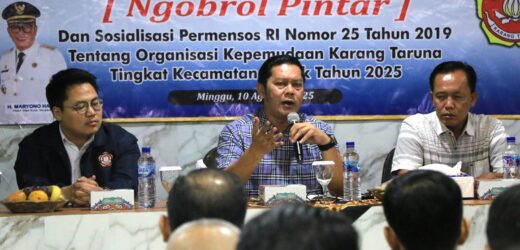 Ngopi Bareng Karang Taruna Periuk, Wakil Wali Kota Tangerang: Semangat dan Jiwa Besar Adalah Kunci