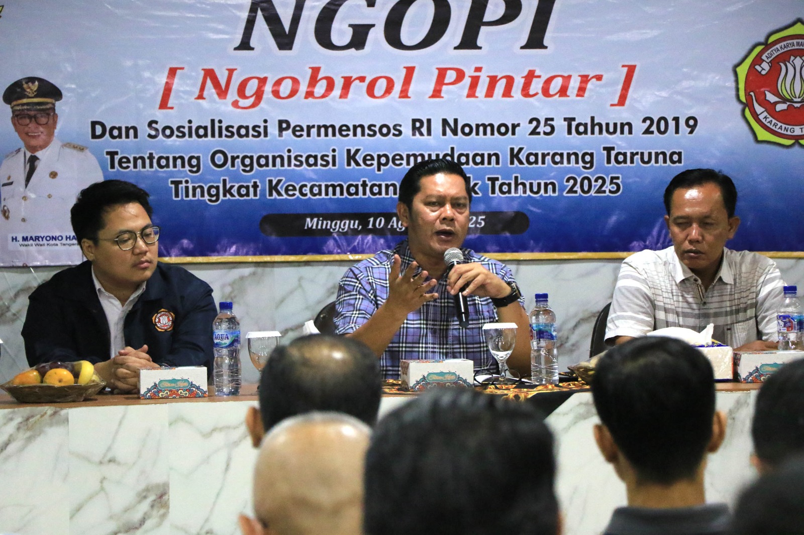 Ngopi Bareng Karang Taruna Periuk, Wakil Wali Kota Tangerang: Semangat dan Jiwa Besar Adalah Kunci