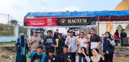 Final Voli dan Lomba Catur Meriahkan HUT RI ke-80 di Desa Sindangheula