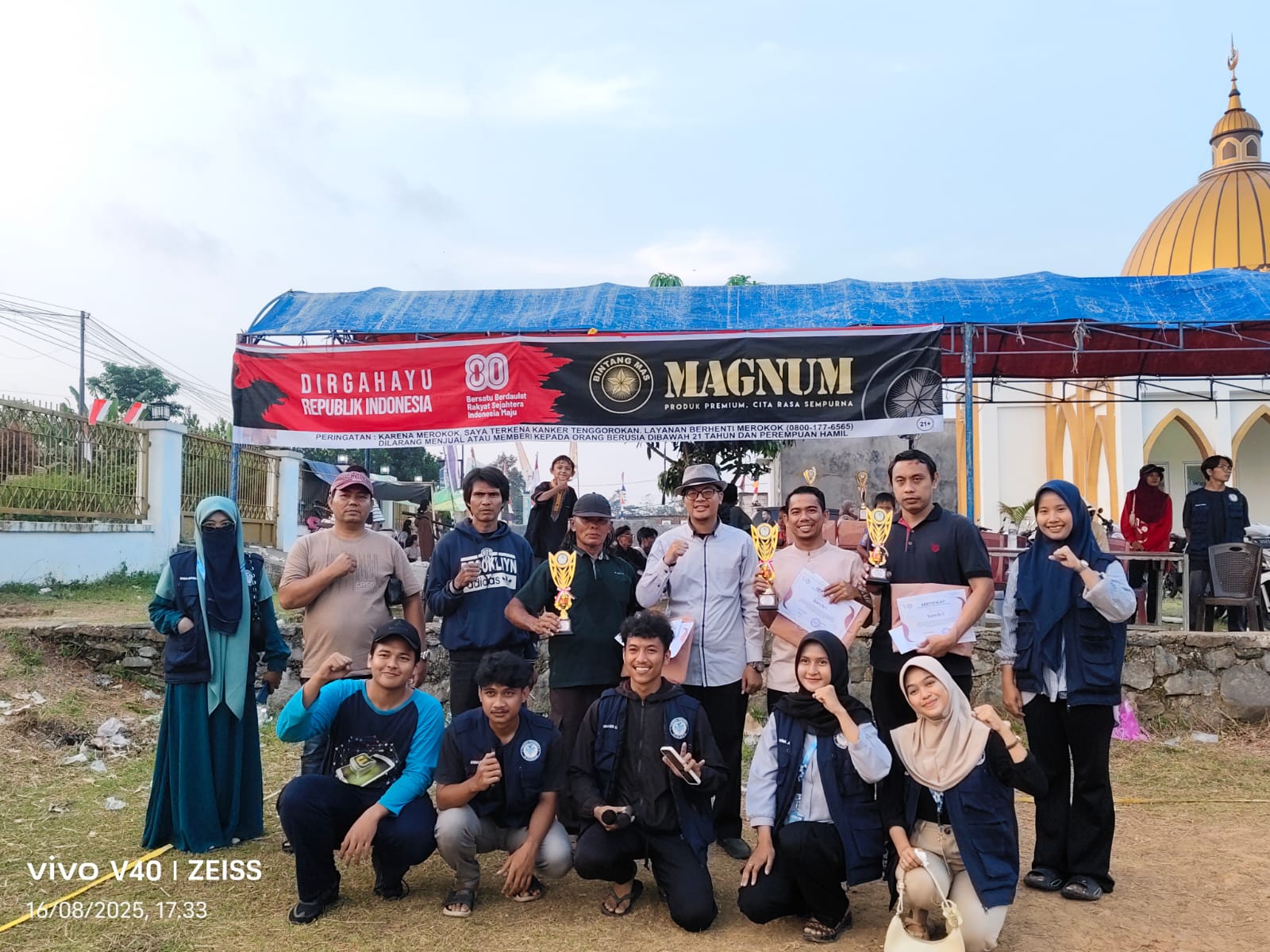 Final Voli dan Lomba Catur Meriahkan HUT RI ke-80 di Desa Sindangheula