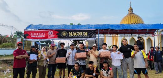 Final Voli dan Lomba Catur Meriahkan HUT RI ke-80 di Desa Sindangheula