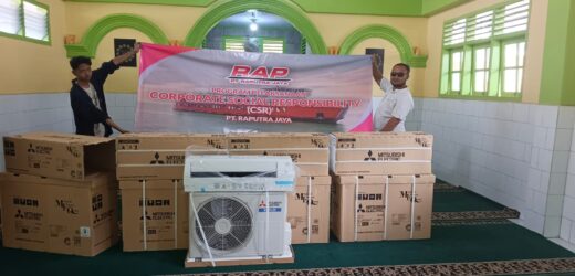 Lewat Program CSR, PT. Raputra Jaya Bantu Mushola dan Fasilitas Lingkungan di Merak