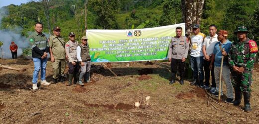 SBJ Dalam Mendukung Program Pemerintah,  di Ciherang Tanam Jagung Seluas 1 Hektare