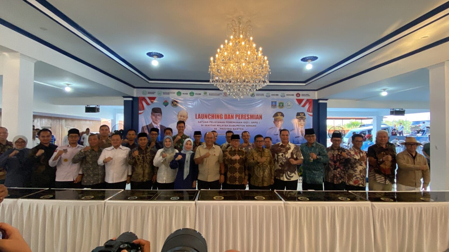 Kepala Desa Sindangheula Menghadiri Launching SPPG di Ponpes Bai Mahdi