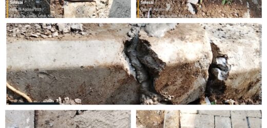 Pekerjaan Paving Block Perkim Provinsi Di Desa Lebak di Sinyalir Tidak SOP dan DiKerjakan Asal Jadi