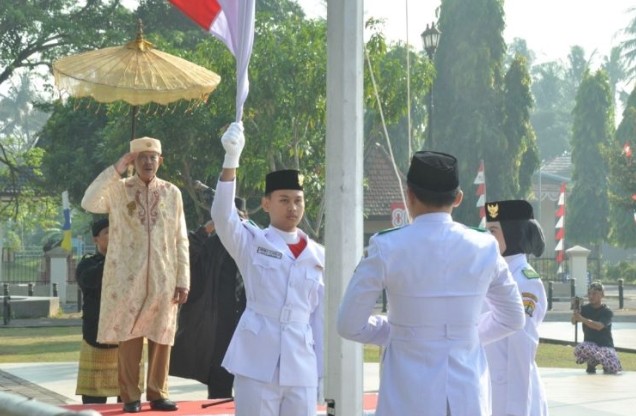 Kesultanan Banten Gelar Upacara HUT RI ke 80.Dengan Semangat Serta Antusias