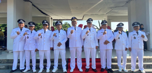 Kades Sindangheula Suheli Jadi Pembaca Naskah Proklamasi di Upacara HUT RI ke-80 Kecamatan Pabuaran