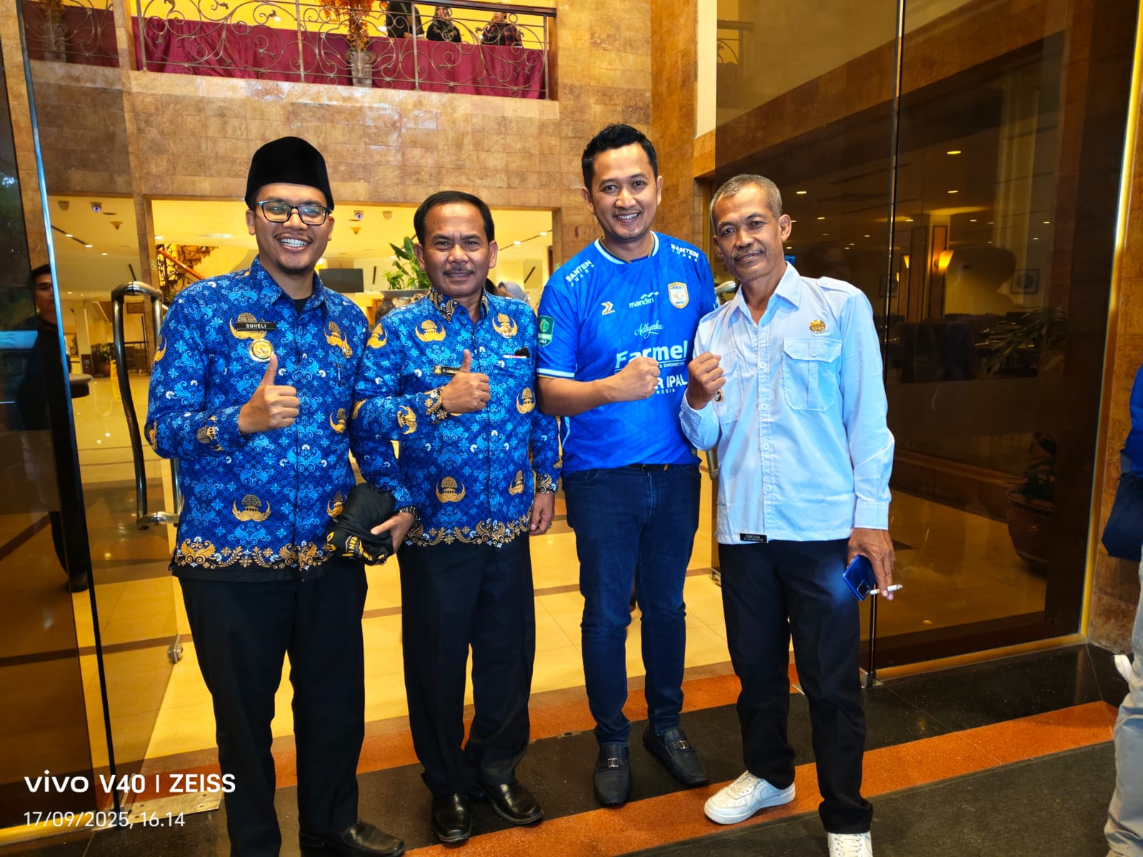 Kepala Desa Sindangheula Suheli Hadir Acara Sarasehan Adhyaksa FC Banten