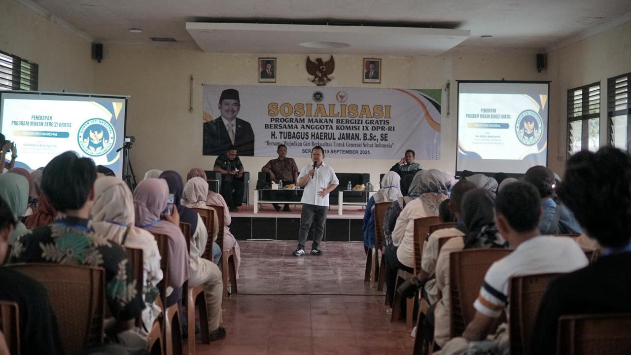 Sosialisasi Program Menu Bergizi Gratis di Serang, Dukung Terwujudnya Generasi Emas 2045