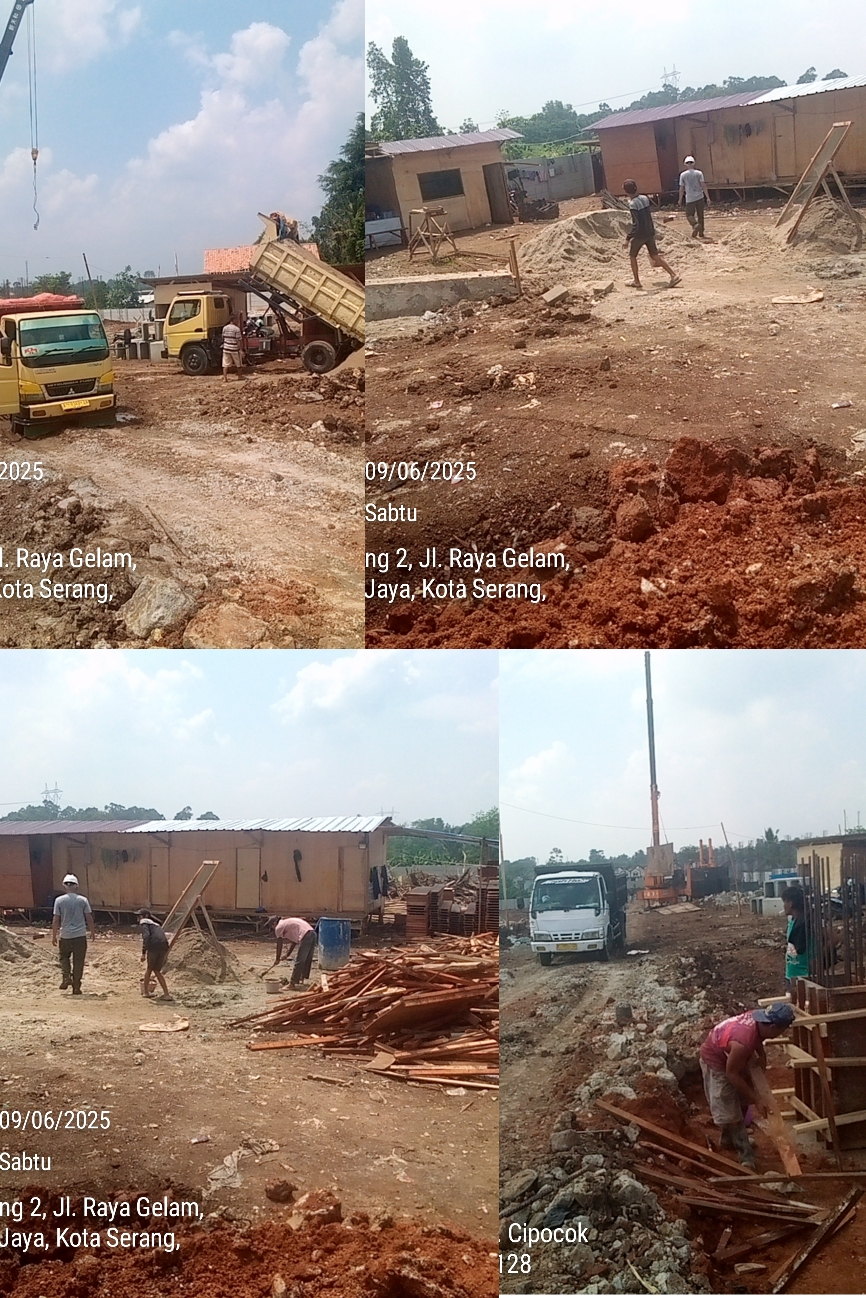 Pembangunan Unit Sekolah SMA 9 Kota Serang Diduga Langgar K3 dan Minim Pengawasan