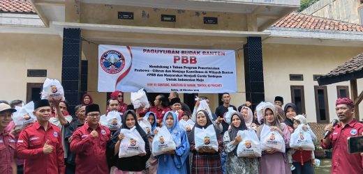 Paguyuban Budak Banten (PBB) Gelar Baksos Dalam Rangka Mendukung Satu Tahun Kepemimpinan Prabowo Gibran