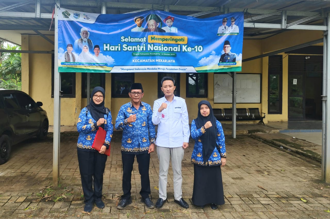 Pastikan Pembentukan POSBANKUM Desa: BANKUM GERADIN Pandeglang Beserta Tim Kanwil Kemenkum Banten Silaturahmi Dengan Camat Mekarjaya