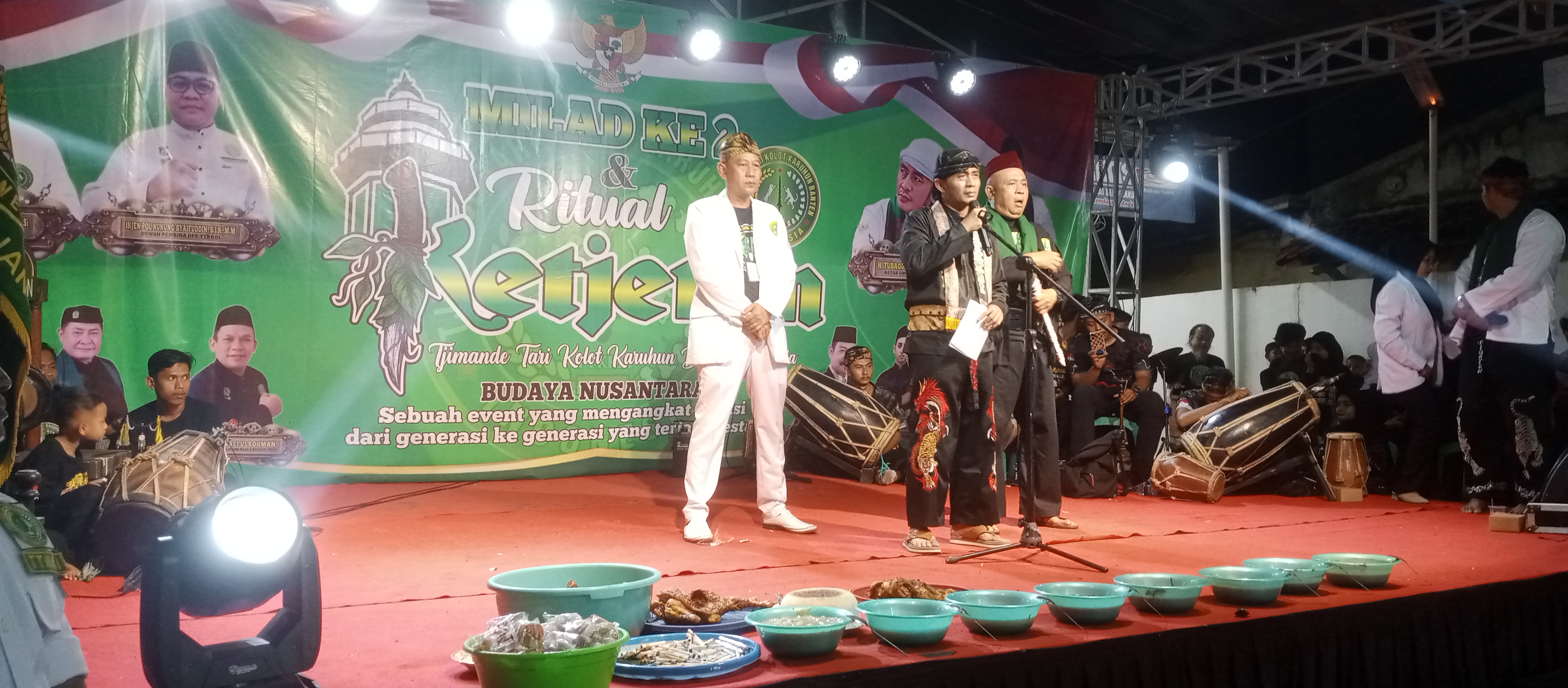 Tjimande tari kolot Karuhun Banten Indonesia(TTKKBI)Budaya Nusantara Gelar Milad Ke2 Dan Ketjeran Warnai atusias Masyarakat