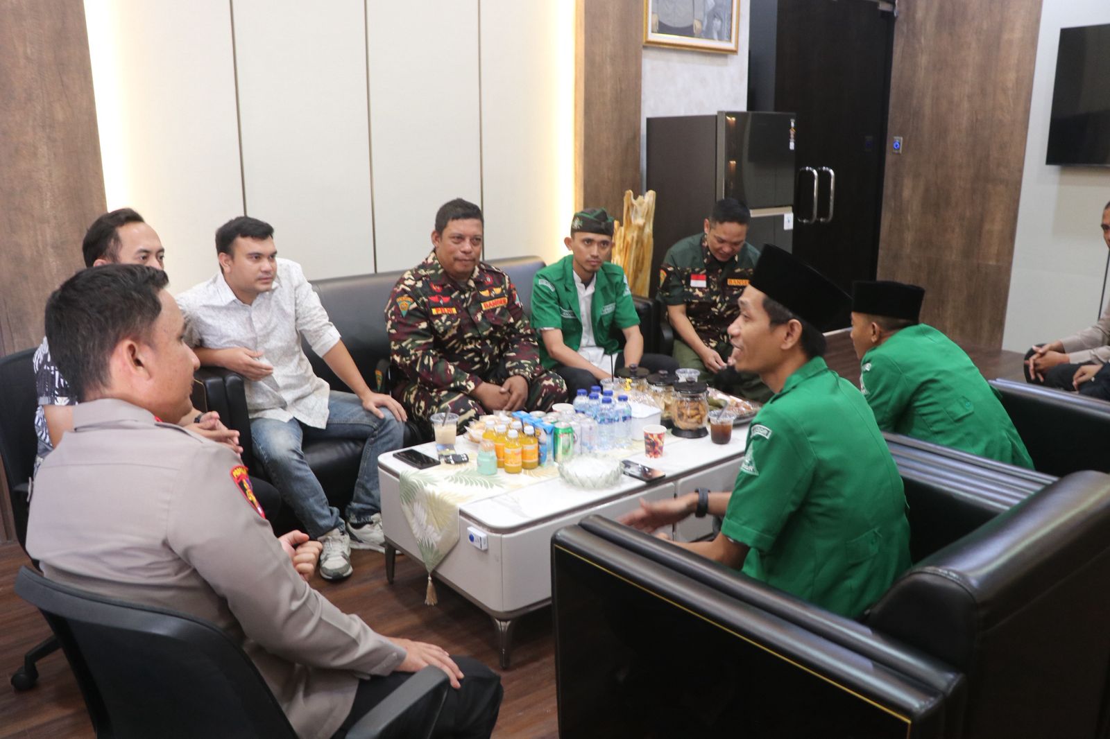 Perkuat Sinergi, Kapolres Lebak Terima Kunjungan Silaturahmi dari Pengurus GP Ansor Lebak