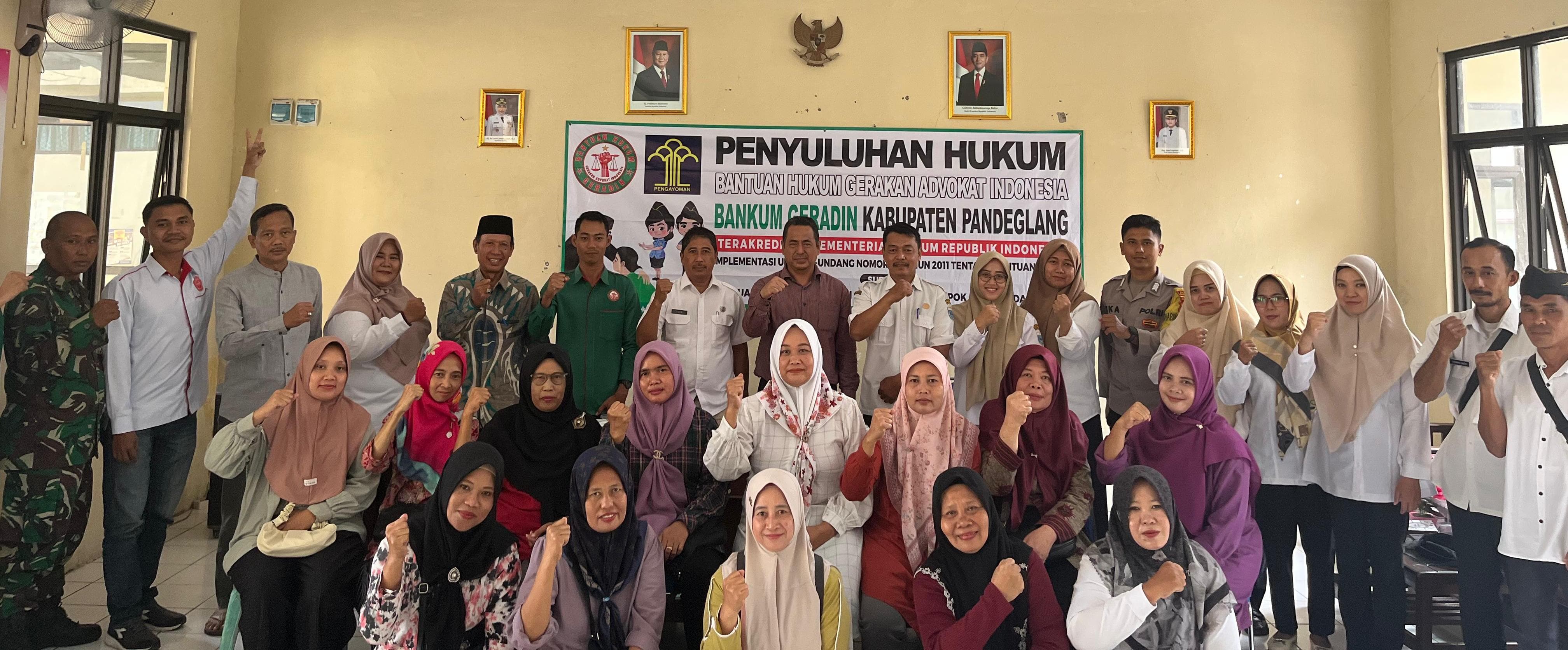 Landasan Pemikiran dan Pergerakan BANKUM GERADIN KABUPATEN PANDEGLANG Dalam Mendukung ASTA CITA