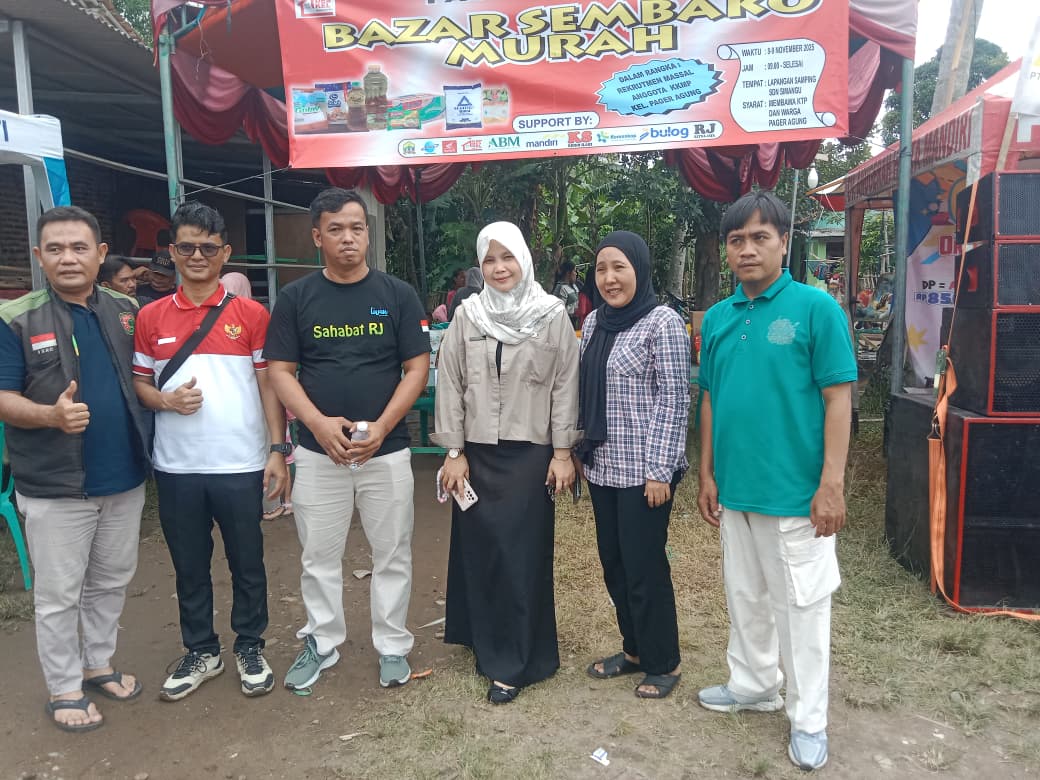 Koprasi Merah Putih Kelurahan Pageragung Membuka Perdana Bazar Sembako Murah….