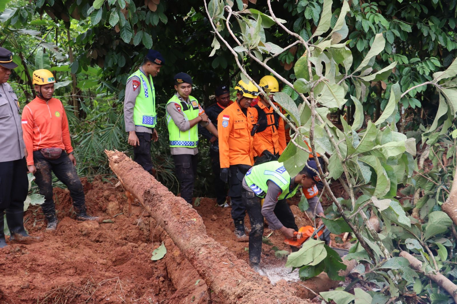 Polri Kerahkan 155 Personel, 4 Anjing Pelacak, dan Perkuat Operasi SAR Longsor Cibeunying 21 Warga Tertimbu