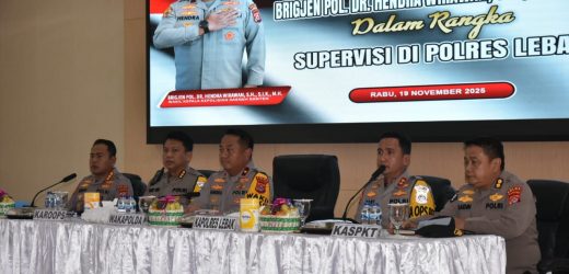 Lakukan Supervisi, Wakapolda Banten Kunjungi Mapolres Lebak