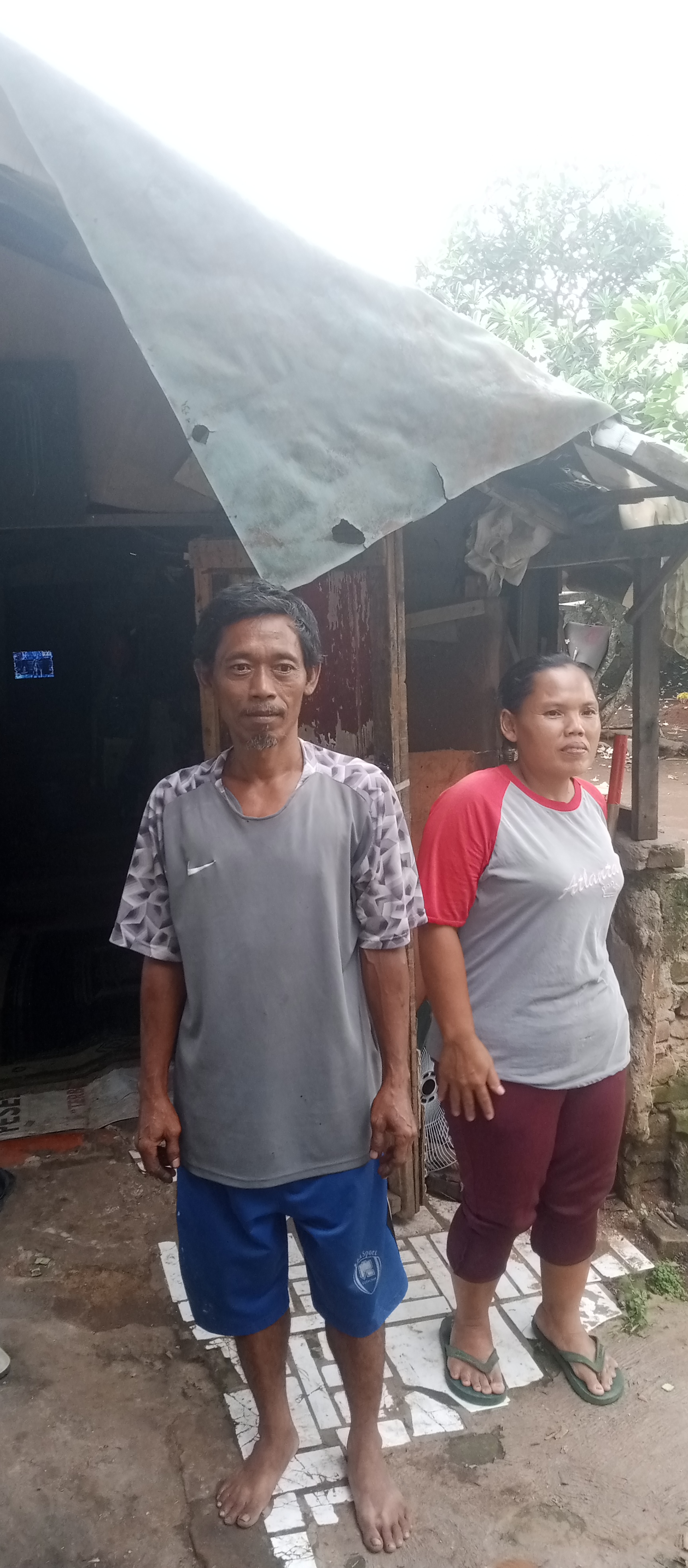 Di tengah tengah kota serang masih saja ada warga yang membutuhkan perhatian pemerintah di duga buta