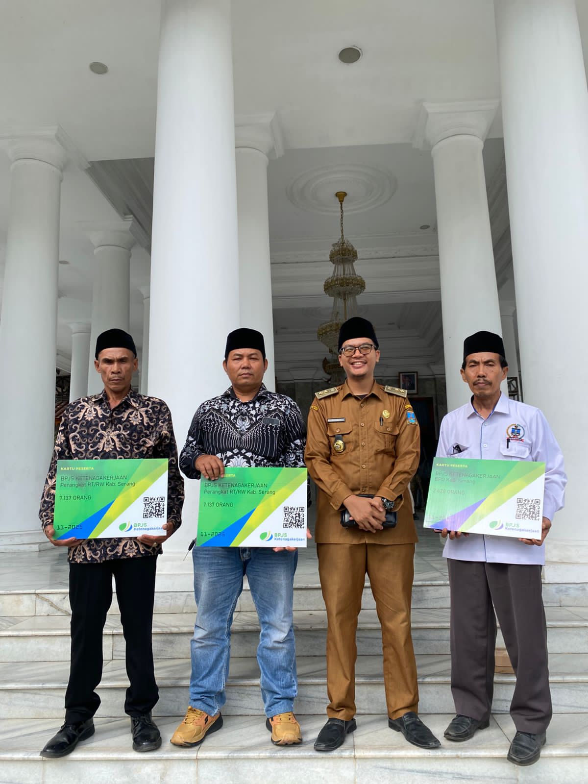 Kades Sindangheula Hadiri Kickoff Universal Coverage Jamsostek Kabupaten Serang: Dorong Perlindungan Pekerja Rentan Berkelanjutan