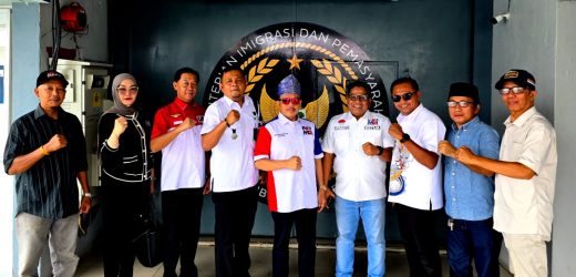 Presiden LSM LIRA HM Jusuf Rizal Silaturahmi ke Lapas Kelas IIA Pekanbaru Akan Bagi Al Quran