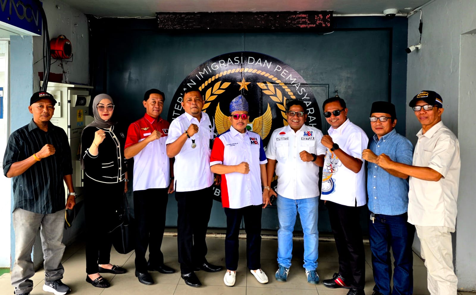 Presiden LSM LIRA HM Jusuf Rizal Silaturahmi ke Lapas Kelas IIA Pekanbaru Akan Bagi Al Quran