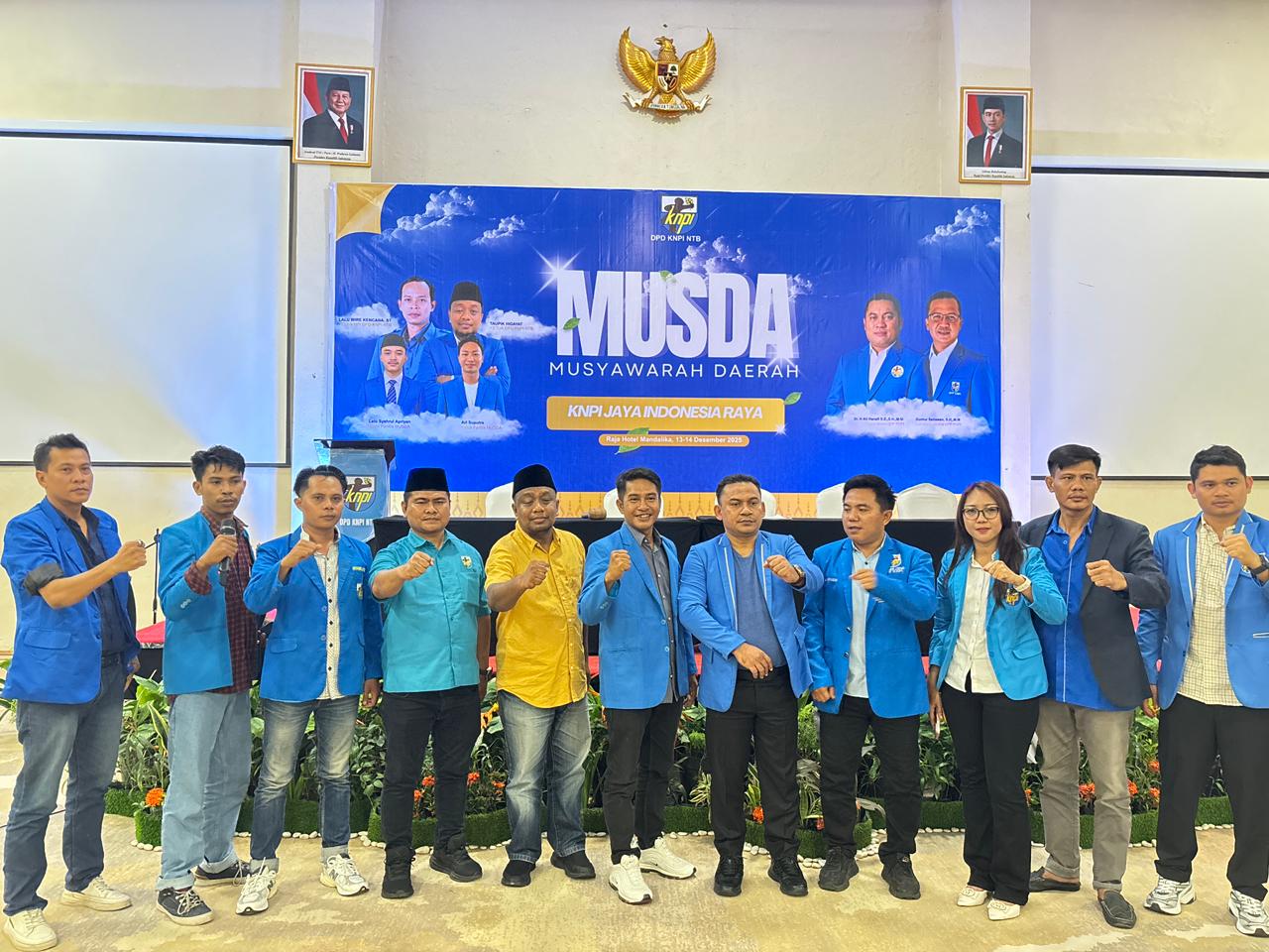 Daud Azhari Resmi Nahkodai KNPI NTB, Terpilih Aklamasi di Musda 2025–2028