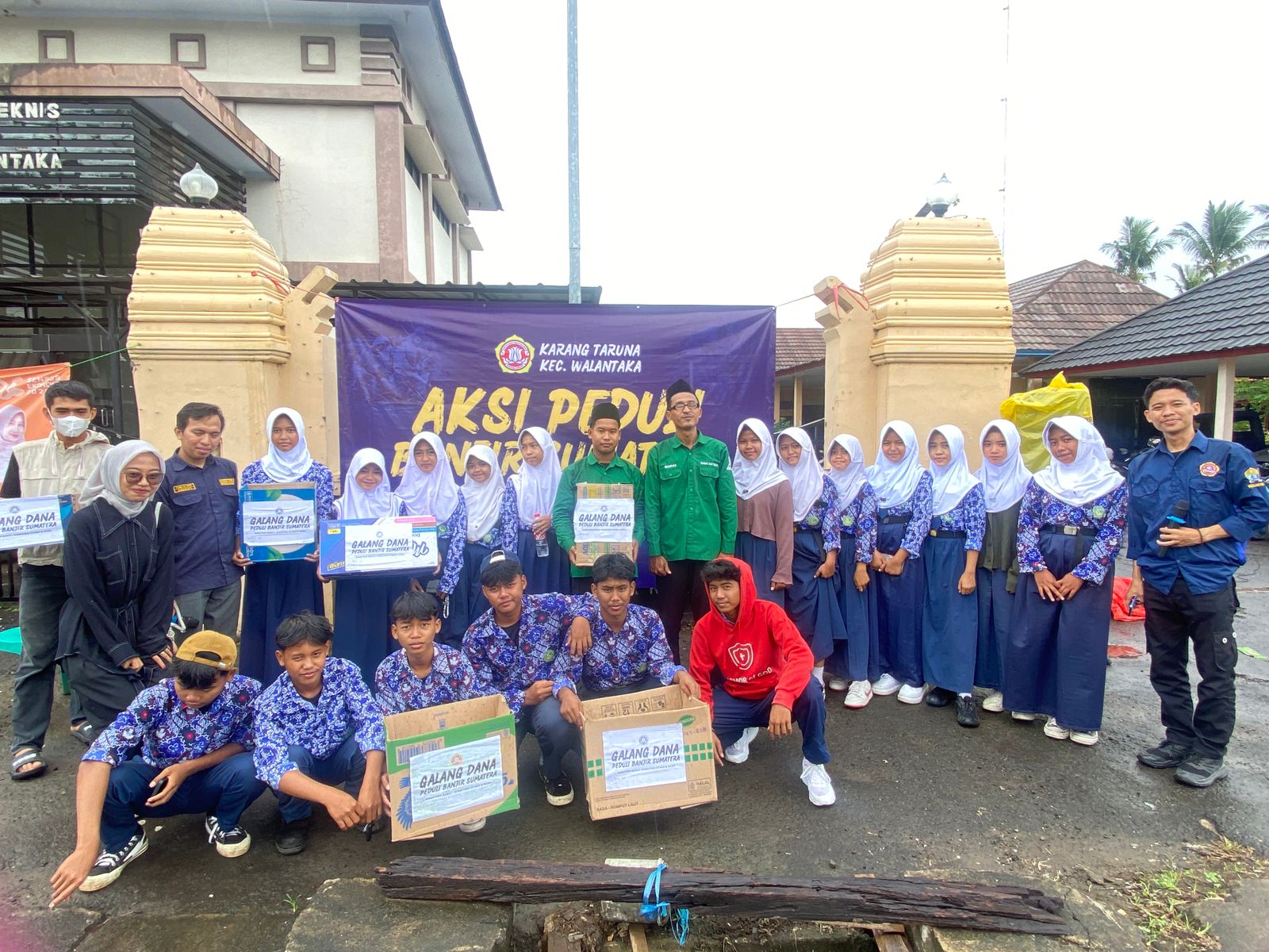 Karang Taruna Kecamatan Walantaka Galang Aksi Dana Kemanusiaan, di Tengah Krisis Kepemimpinan