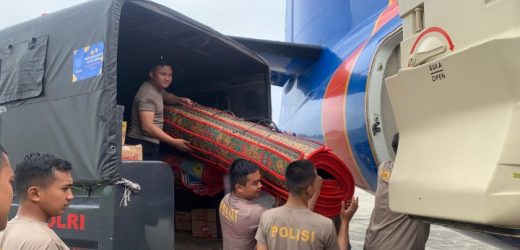 Polri kembali salurkan 2.1 ton batuan logistik ke aceh tengah