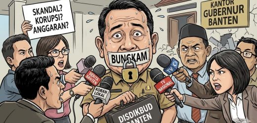 Proyek SMKN 1 Baros Belum Rampung, Disdikbud Provinsi Banten Bungkam Ketika Dikonfirmasi Wartawan