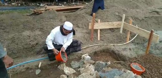 Peletakan Batu Pertama Dapur Santri Nusantara di Ponpes Roudhotus Sibyan Al-Amin, Taktakan