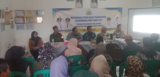 Musrenbang Walantaka Soroti Keterbatasan Kantor Kelurahan