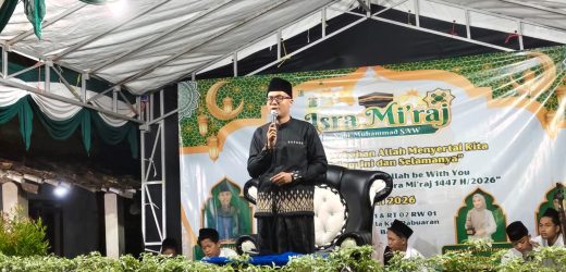 Hadir Peringatan Isra Mi’raj di Masjid Al-Hidayah Kepuh, Kades Sindangheula Apresiasi Antusias Masyarakat